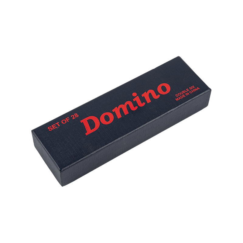 Mini Portable Double Six Paper Box Domino's