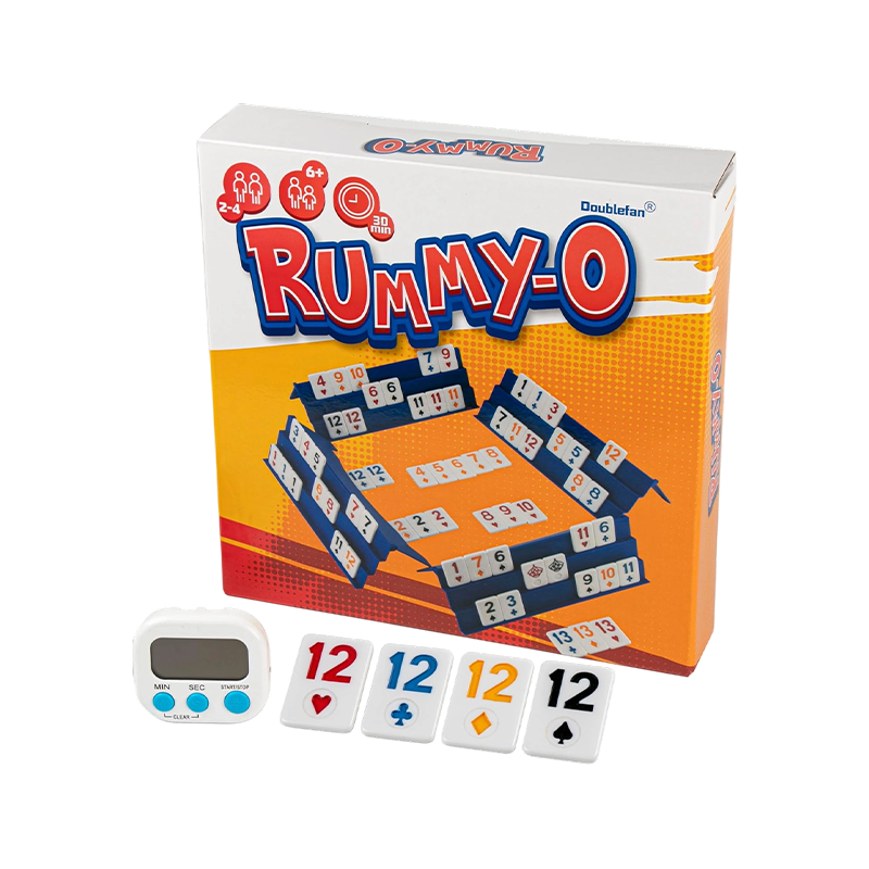 2-4 spelers poker rummy met kleurendoos