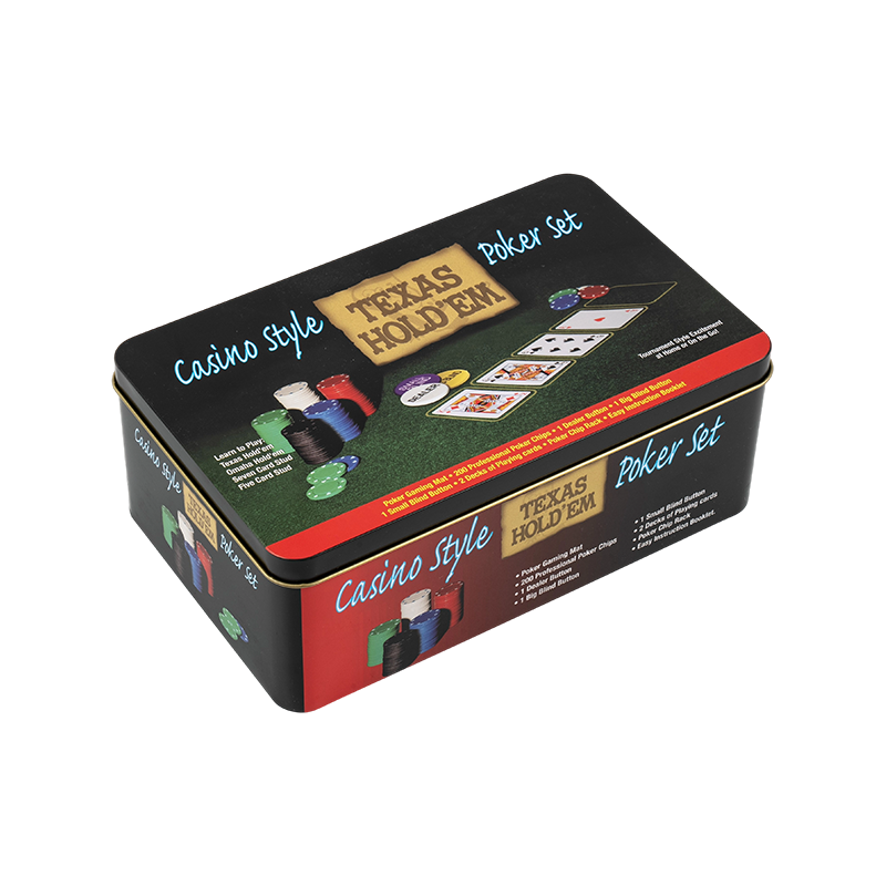 200 % Deluxe Comprehensive Iron Box Poker Chip Set