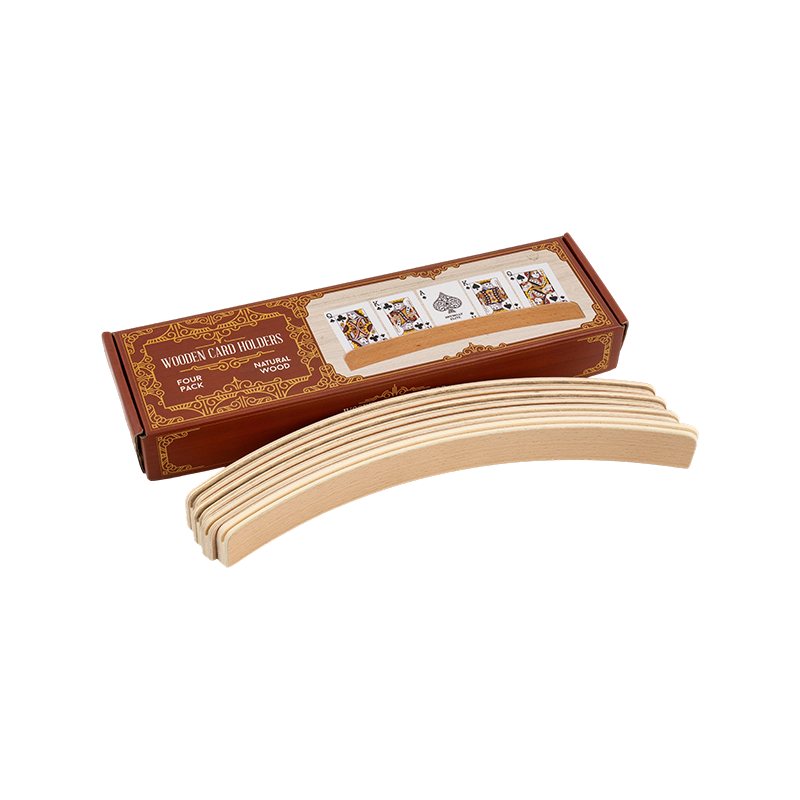 Houten speelkaartrek