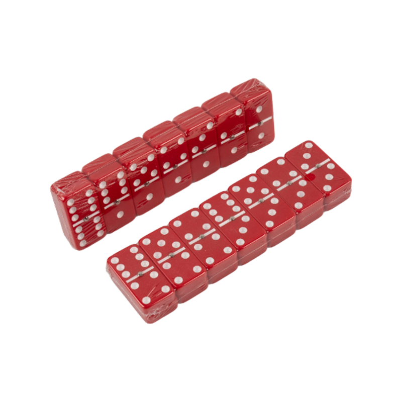 Tafelbladpuzzel rode domino set
